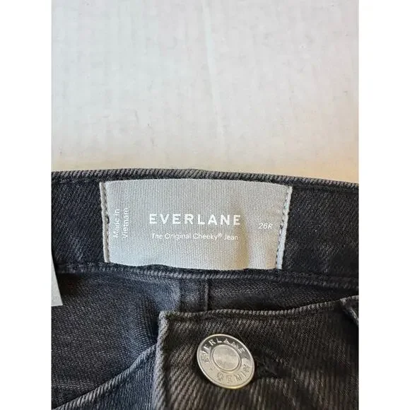 NEW Everlane The Original Cheeky Jeans Sz 26 Black - Picture 8 of 8